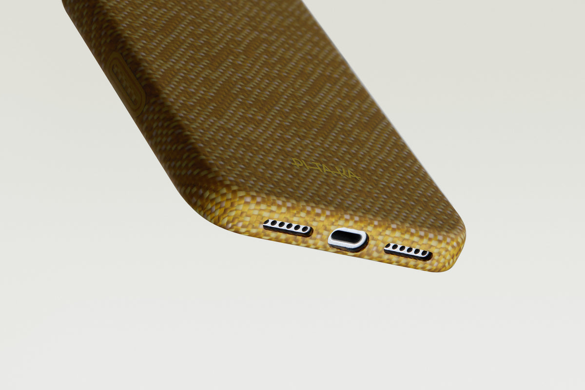 Pitaka iPhone 17 Pro Max/iPhone 18 Pro Max Deksel Edge MagSafe Golden Drift