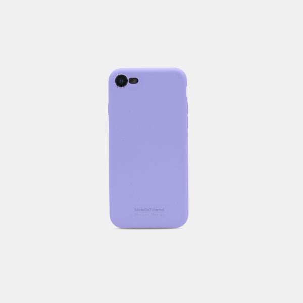 MobileFriend iPhone 7/8/SE Skal Silikon Lavender
