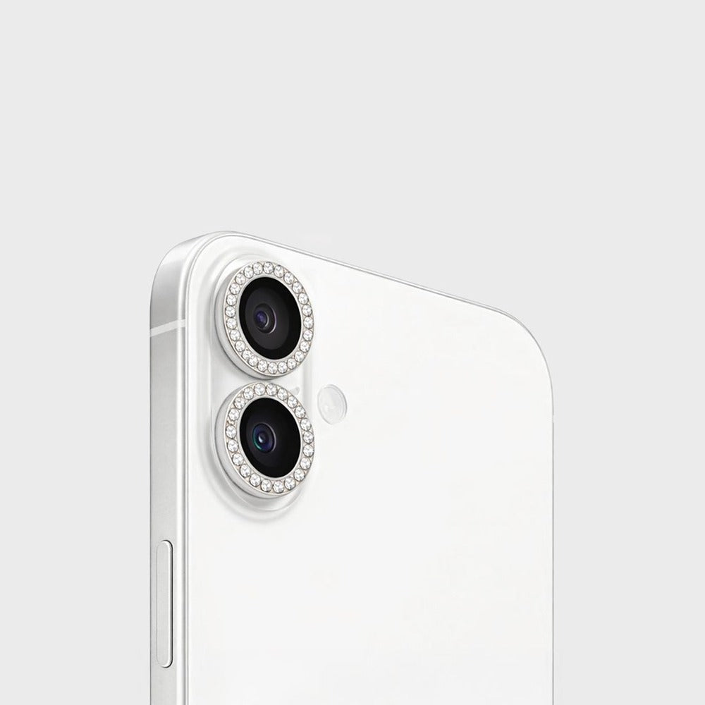 MobileFriend iPhone 16/16 Plus/iPhone 17 Linsebeskyttelse Linsering Bling