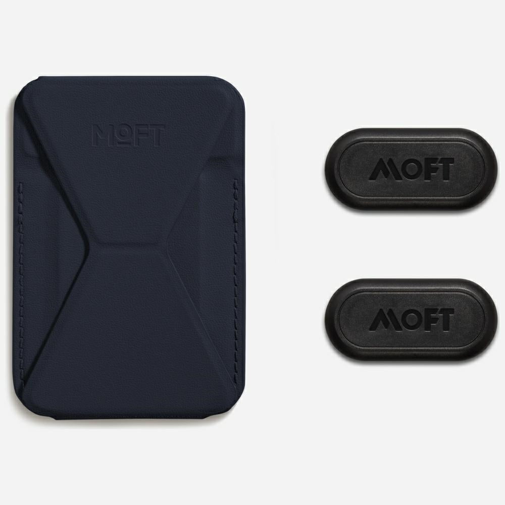MOFT Snap Phone Stand & Wallet MagSafe Navy Blue