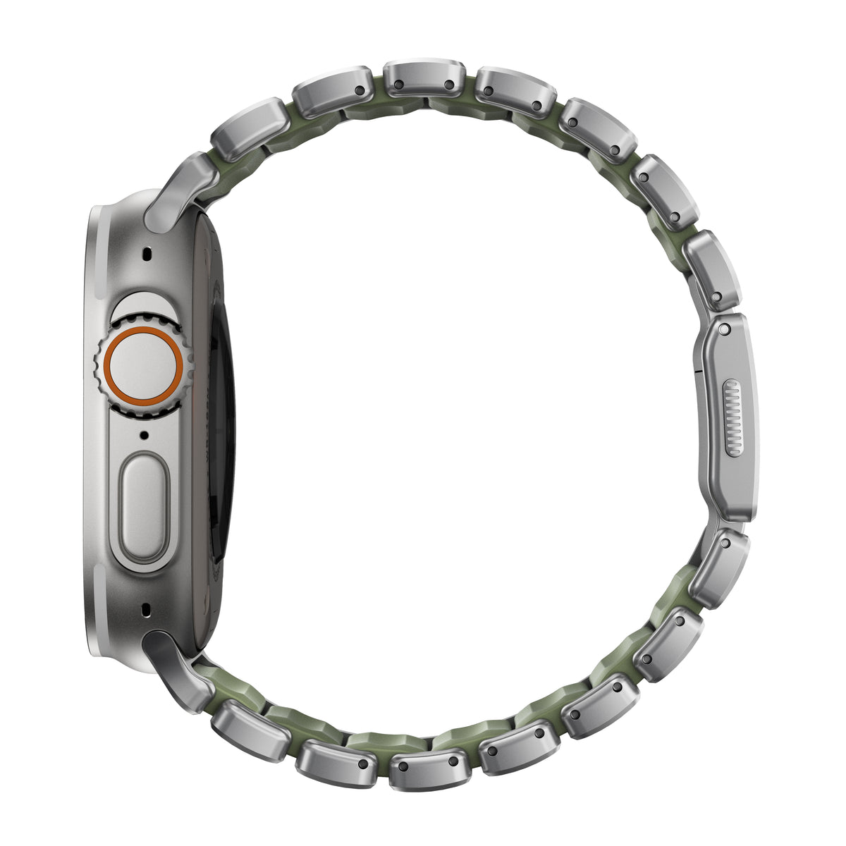 Nomad Apple Watch 45/46mm/Ultra 49mm Armbånd Stratos Band Natural Forest