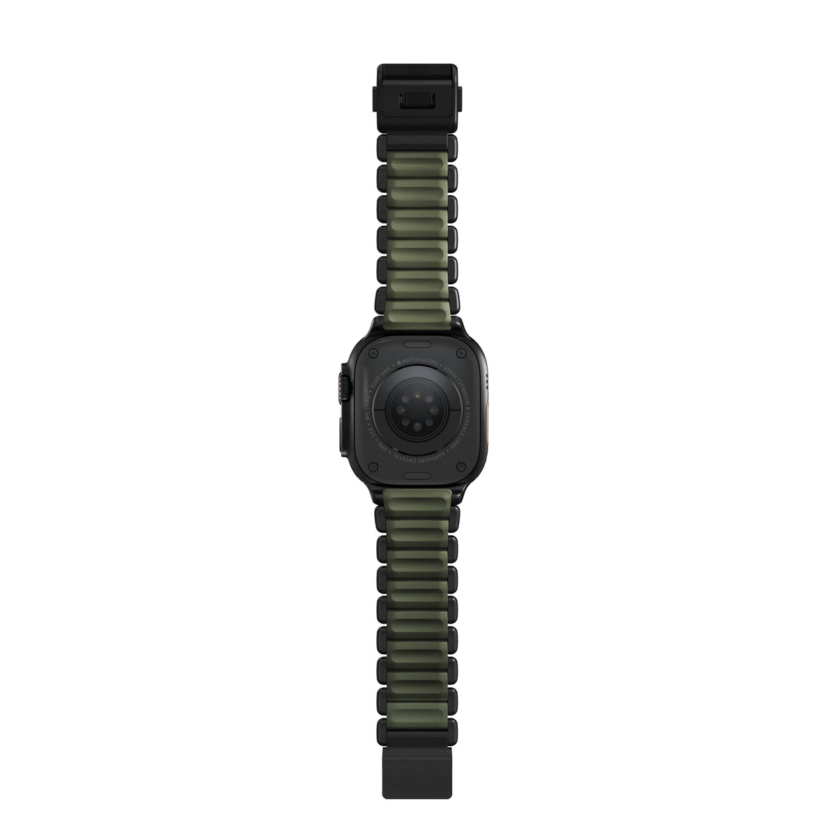 Nomad Apple Watch 45/46mm/Ultra 49mm Armbånd Stratos Band Svart Forest
