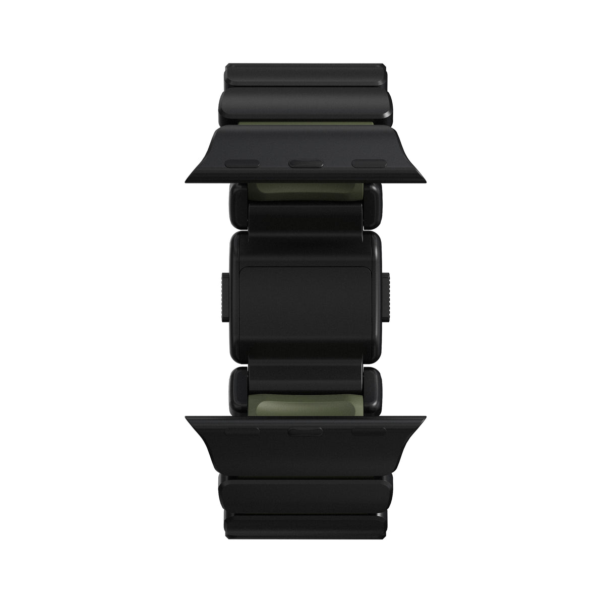 Nomad Apple Watch 45/46mm/Ultra 49mm Armbånd Stratos Band Svart Forest