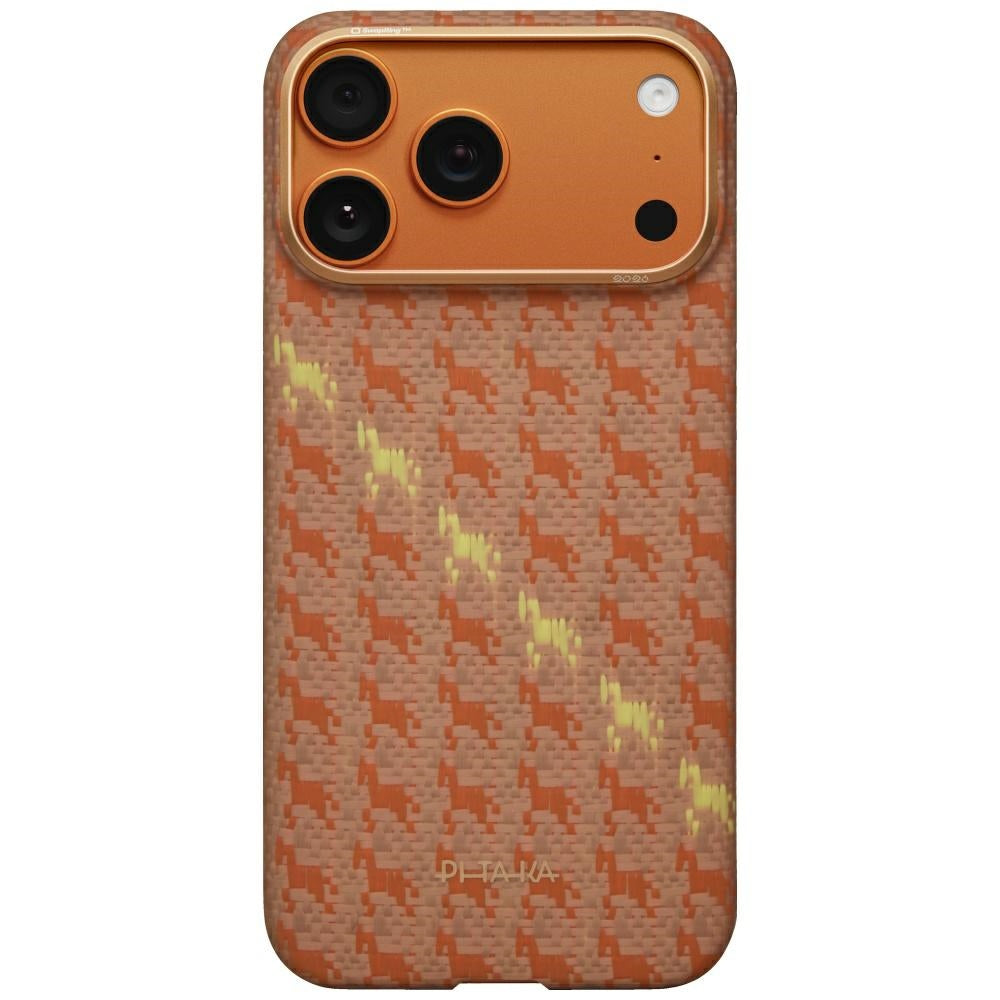 Pitaka iPhone 17 Pro Deksel Edge MagSafe Amber