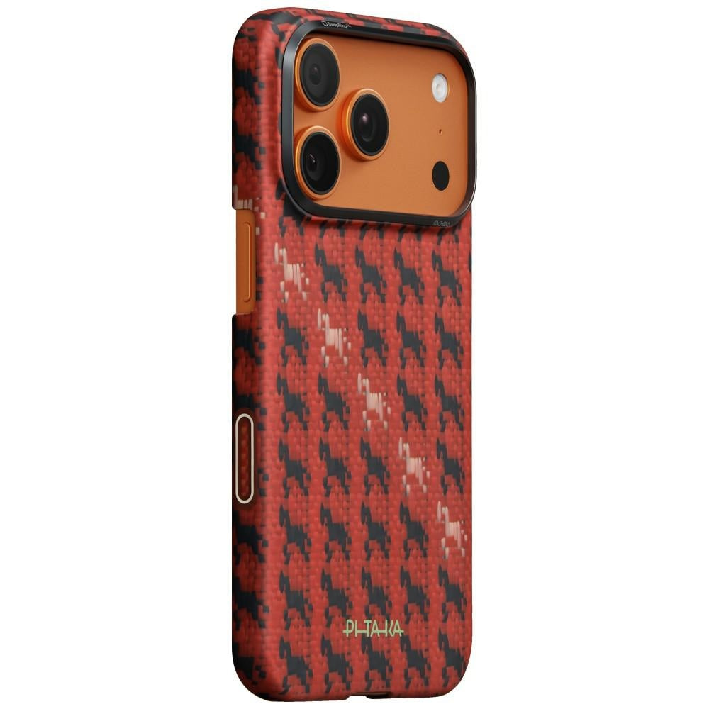 Pitaka iPhone 17 Pro Max Deksel Edge MagSafe Maroon