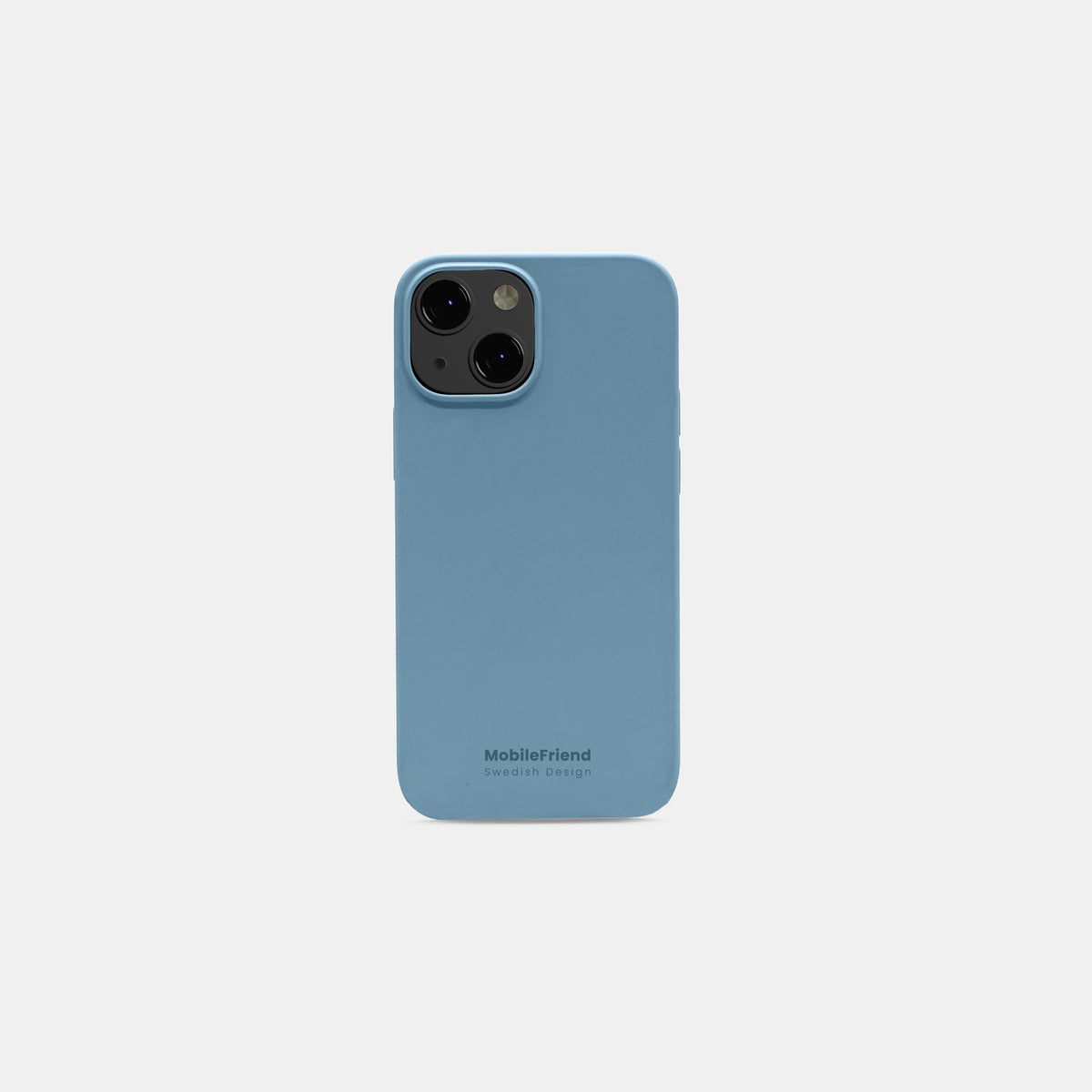 MobileFriend iPhone 12 Mini/iPhone 13 Mini Deksel Silikon Pacific Blue