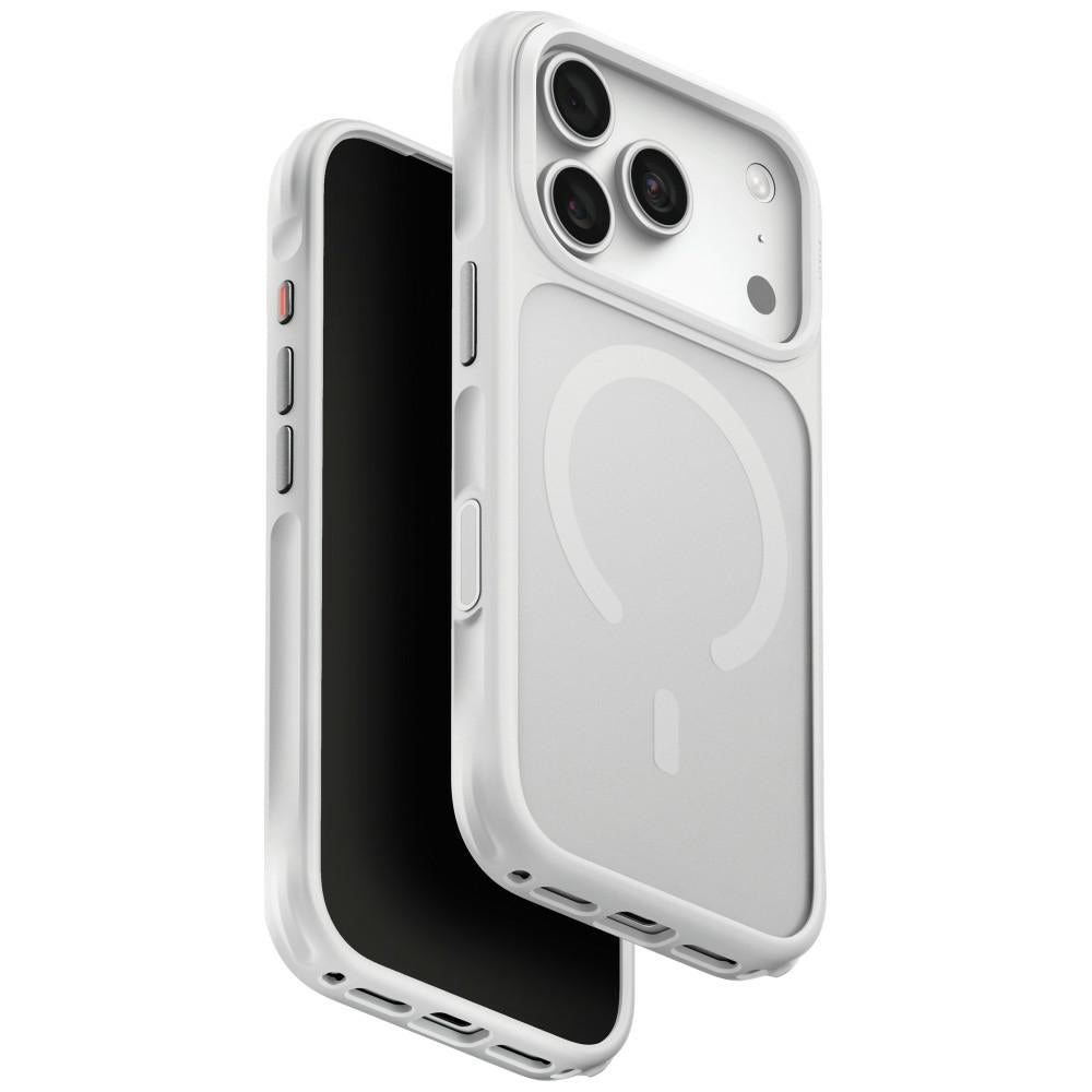 Uniq iPhone 17 Pro/iPhone 18 Pro Deksel Veren MagClick Chalk Frost