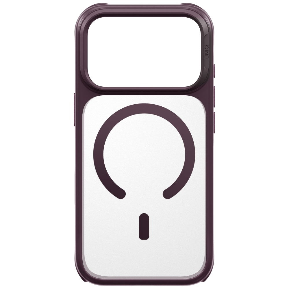 Uniq iPhone 17 Pro/iPhone 18 Pro Deksel Veren MagClick Burgundy