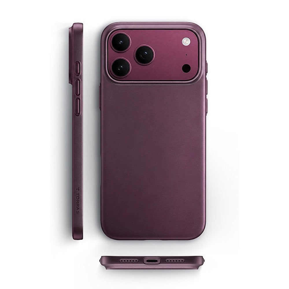 Torras iPhone 18 Pro Deksel OriginFit Mag Lilla