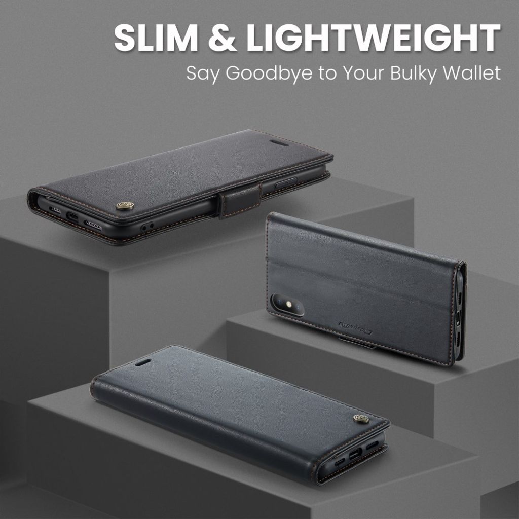 CaseMe iPhone Xs Max Etui 023 Series Svart
