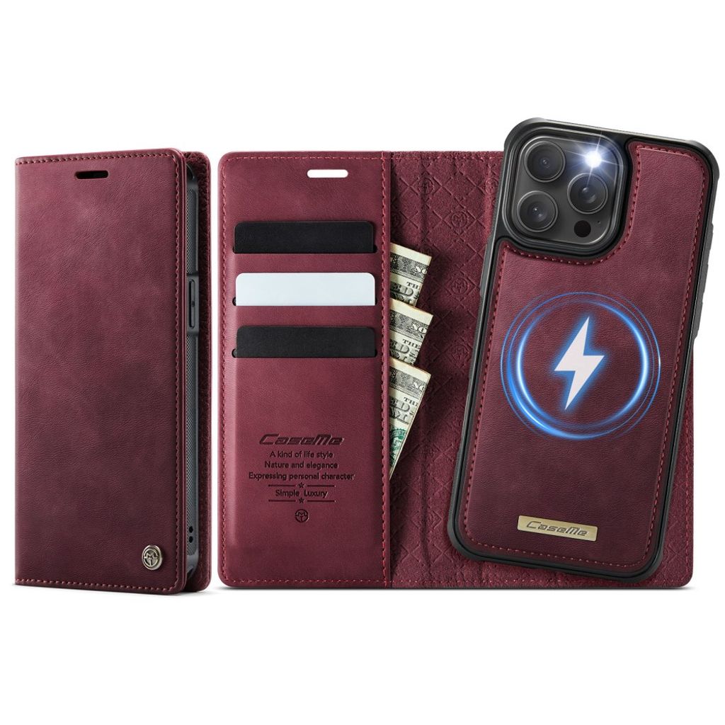 CaseMe iPhone 13 Pro Etui C49 Series Rød
