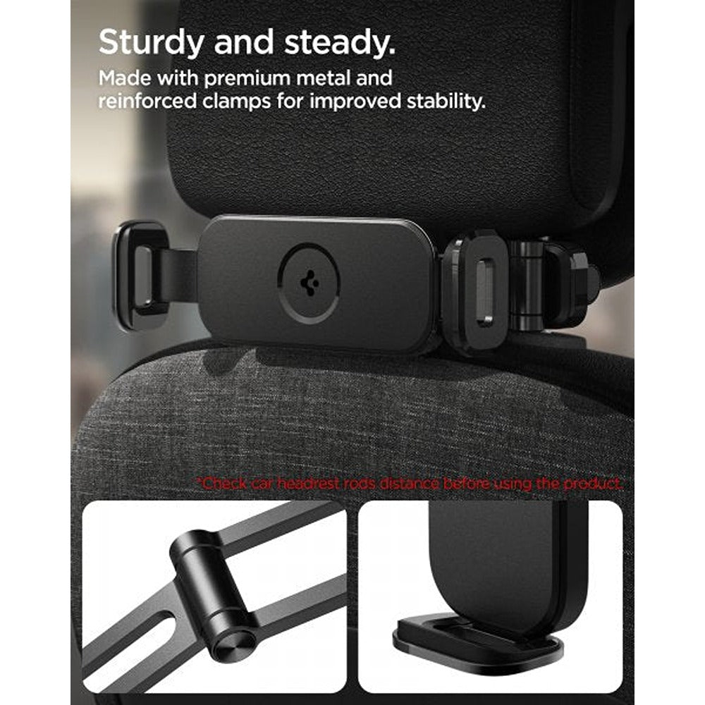 Spigen OneTap Universal Tablet Mount for Car Headrest UTS45 Svart