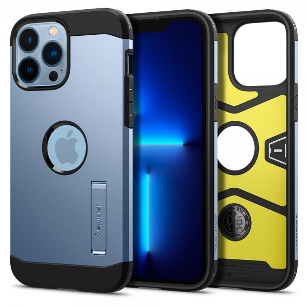 Spigen iPhone 13 Pro Deksel Tough Armor Sierra Blue
