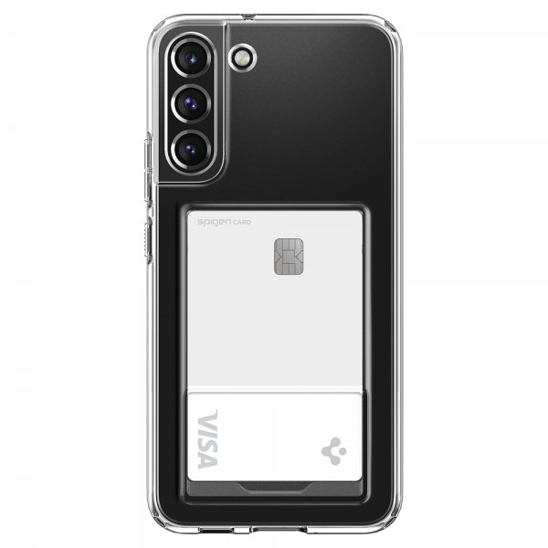Spigen Samsung Galaxy S22 Deksel Crystal Slot Crystal Clear