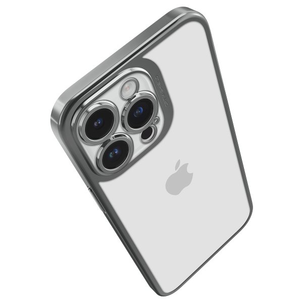 Spigen iPhone 14 Pro Max Deksel Optik Crystal Chrome Gray