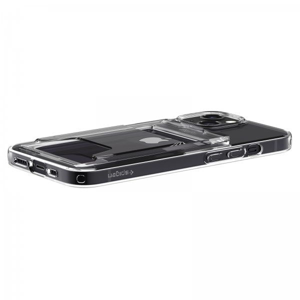 Spigen iPhone 14 Deksel Crystal Slot Dual Crystal Clear