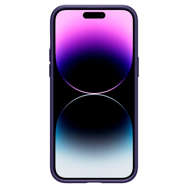 Spigen iPhone 14 Pro Max Deksel Liquid Air Deep Purple