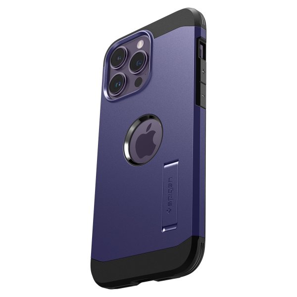 Spigen iPhone 14 Pro Deksel Tough Armor MagFit Deep Purple