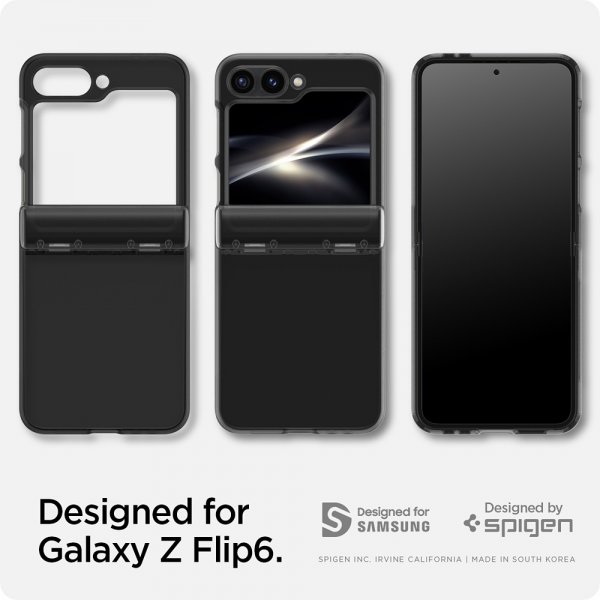 Spigen Samsung Galaxy Z Flip 6/Flip 7 FE Deksel Ultra Hybrid Pro Frost Gray