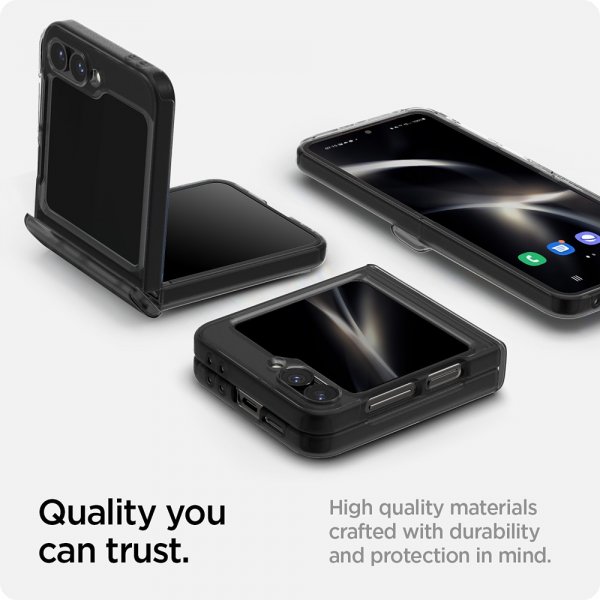 Spigen Samsung Galaxy Z Flip 6/Flip 7 FE Deksel Ultra Hybrid Pro Frost Gray
