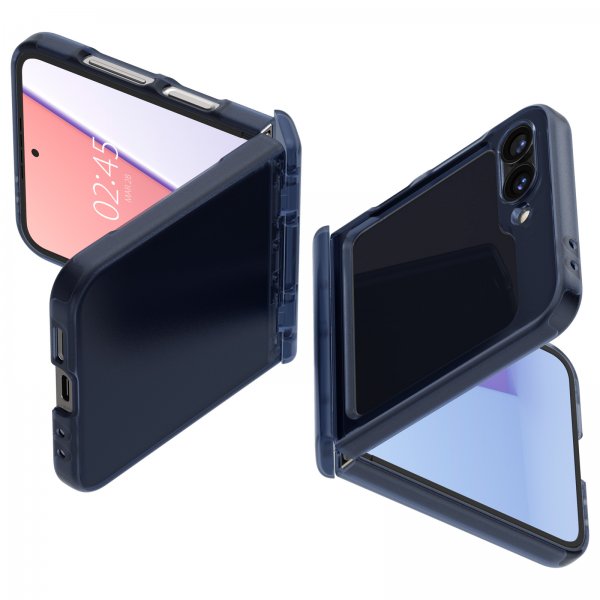 Spigen Samsung Galaxy Z Flip 6/Flip 7 FE Deksel Ultra Hybrid Pro Frost Navy Blue