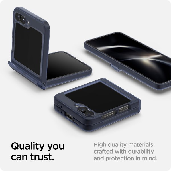 Spigen Samsung Galaxy Z Flip 6/Flip 7 FE Deksel Ultra Hybrid Pro Frost Navy Blue