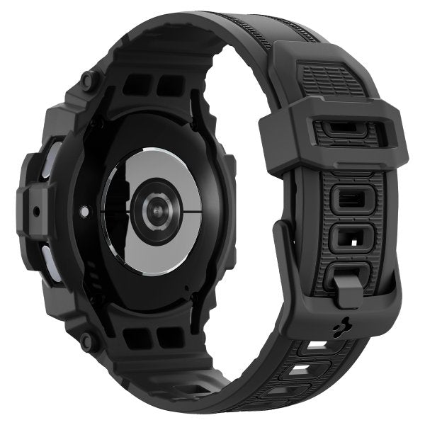 Spigen Samsung Galaxy Watch 7 40mm Armbånd og Deksel Rugged Armor Pro Matte Black