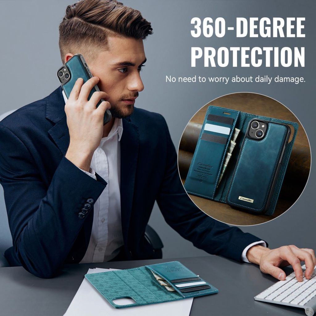 CaseMe iPhone 14 Plus/iPhone 15 Plus Etui C49 Series Grønn