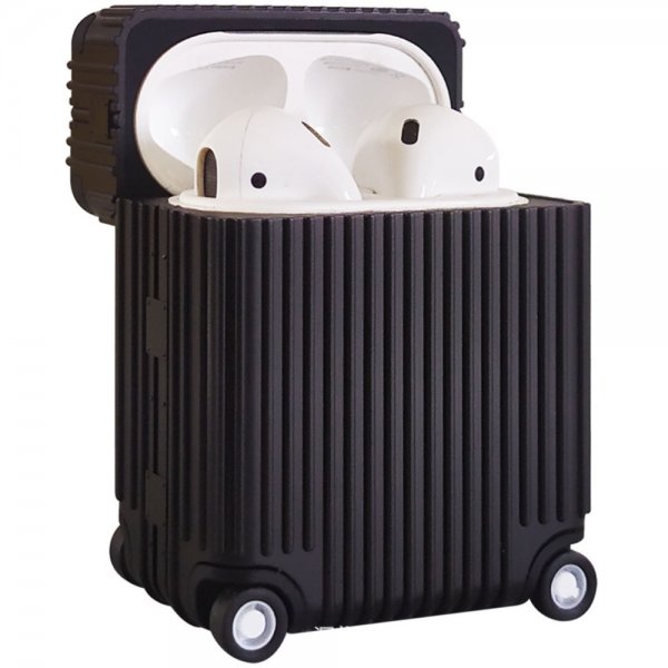 AirPods Pro/AirPods Pro 2 Deksel Resvaskedesign Svart