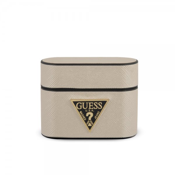 Guess AirPods Pro Deksel Saffiano Case Beige