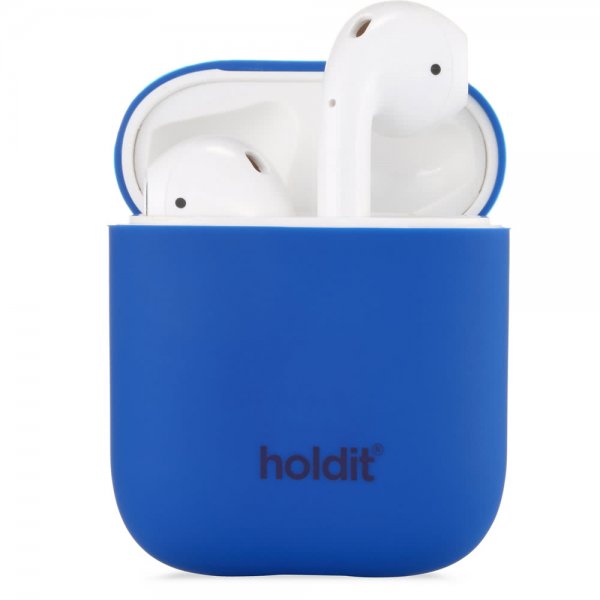 holdit AirPods (1/2) Deksel Silikon Royal Blue