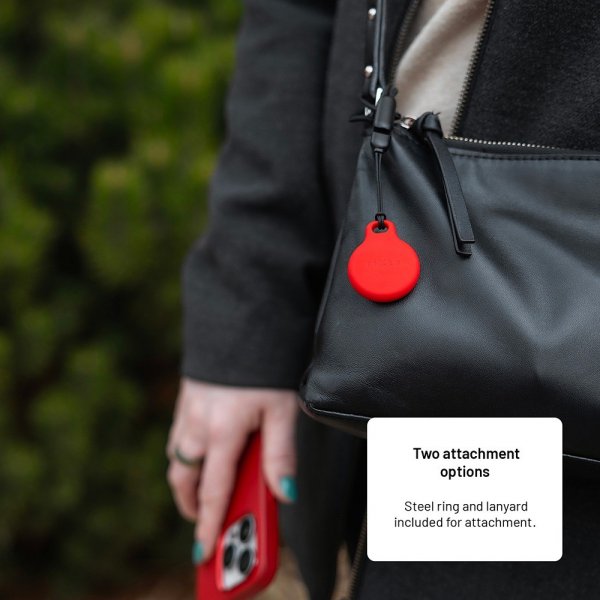 Fixed AirTag Holder Silky Hvit