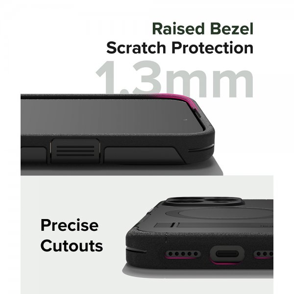 Ringke iPhone 15 Pro Deksel Alles MagSafe Svart
