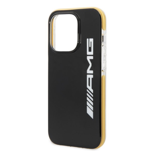AMG iPhone 14 Pro Max Deksel med Logo Svart Gul