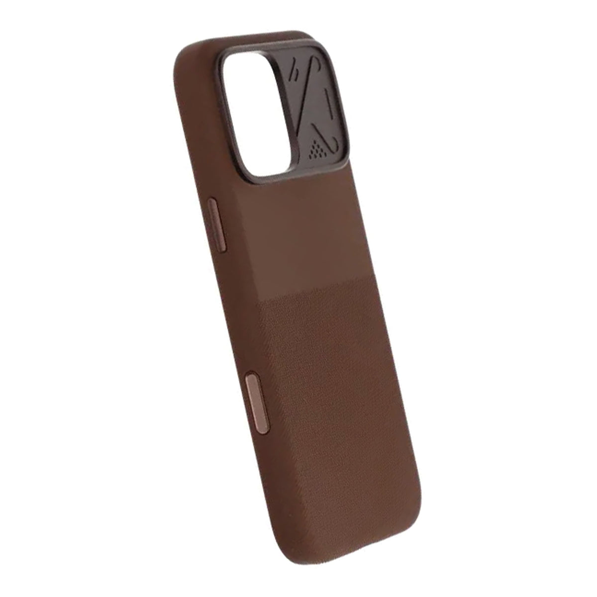 iPhone 16 Pro Max Deksel Silikon Kamerakant MagSafe Brun