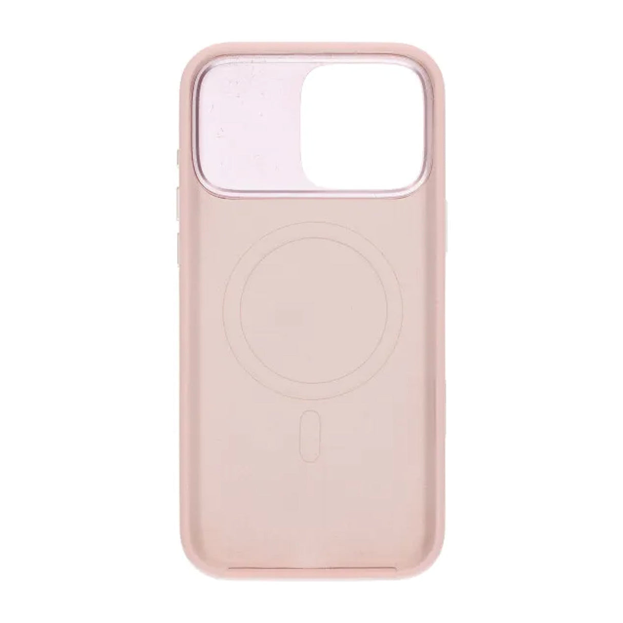 iPhone 16 Pro Max Deksel Silikon Kamerakant MagSafe Rosa