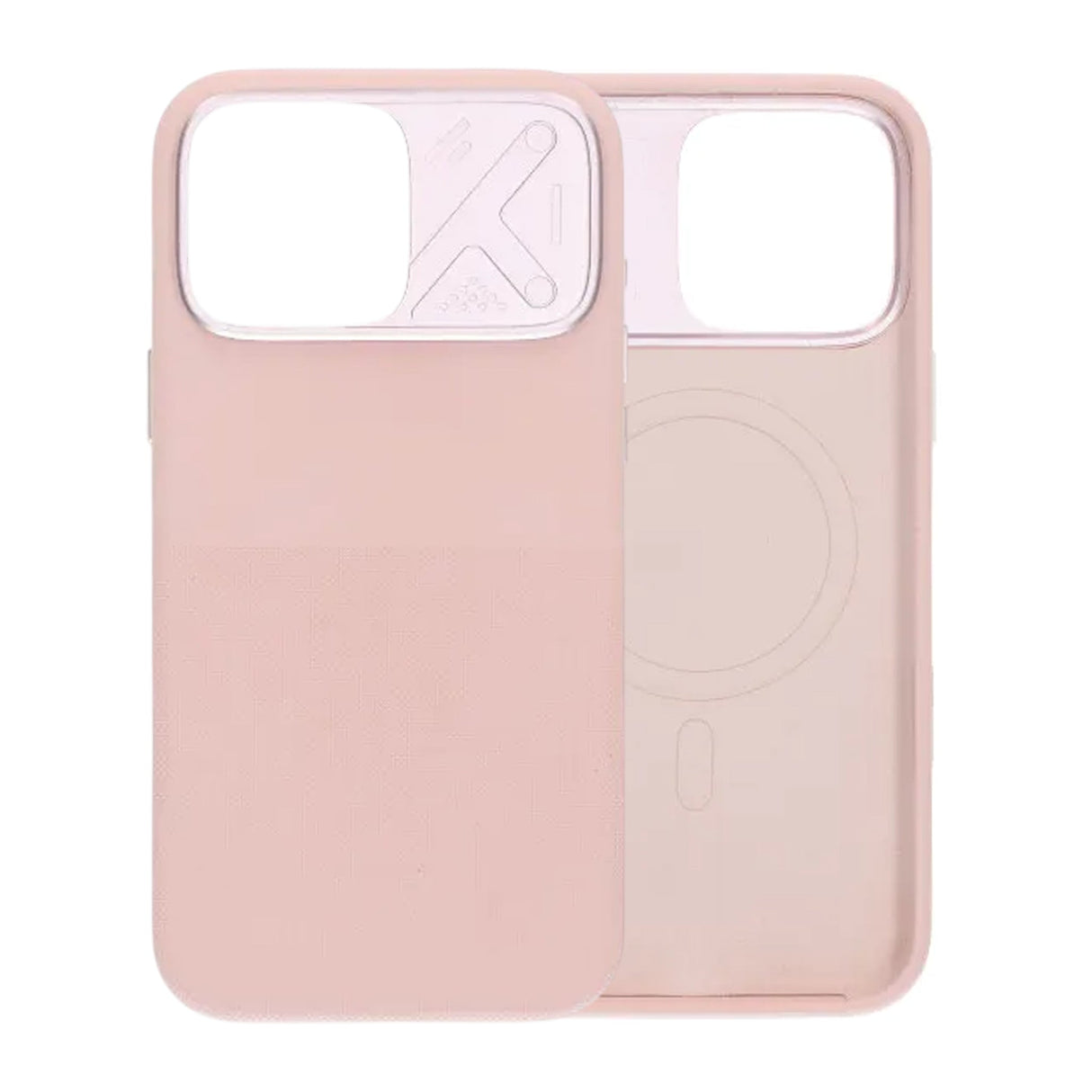 iPhone 16 Pro Max Deksel Silikon Kamerakant MagSafe Rosa