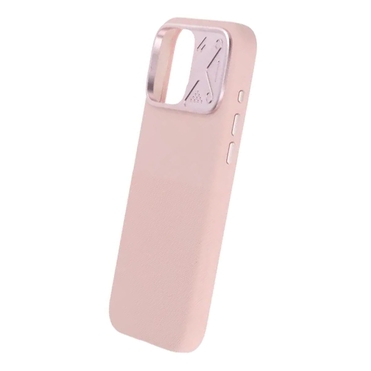 iPhone 16 Pro Max Deksel Silikon Kamerakant MagSafe Rosa