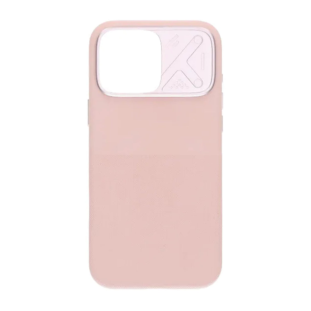 iPhone 16 Pro Max Deksel Silikon Kamerakant MagSafe Rosa