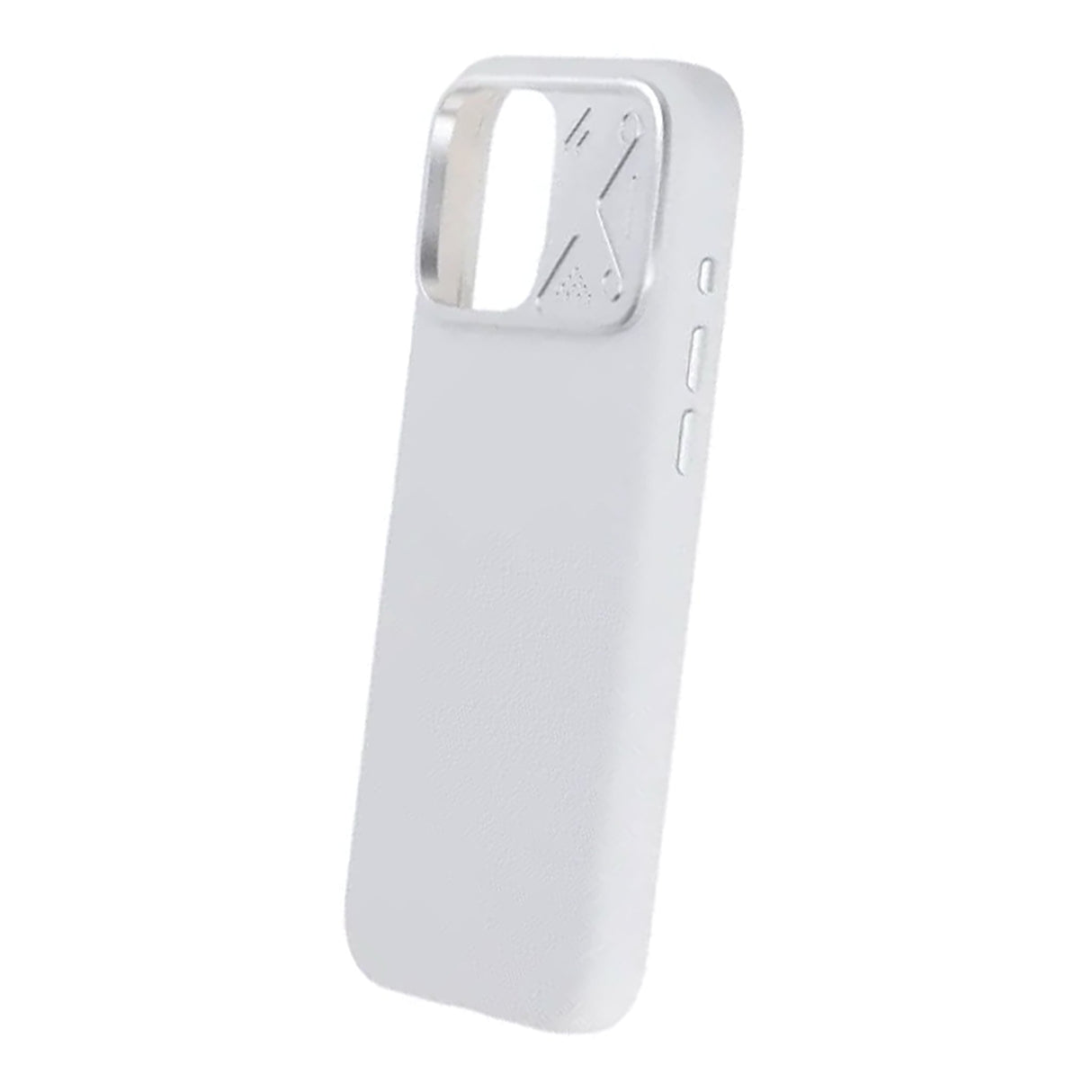 iPhone 16 Pro Max Deksel Silikon Kamerakant MagSafe Hvit
