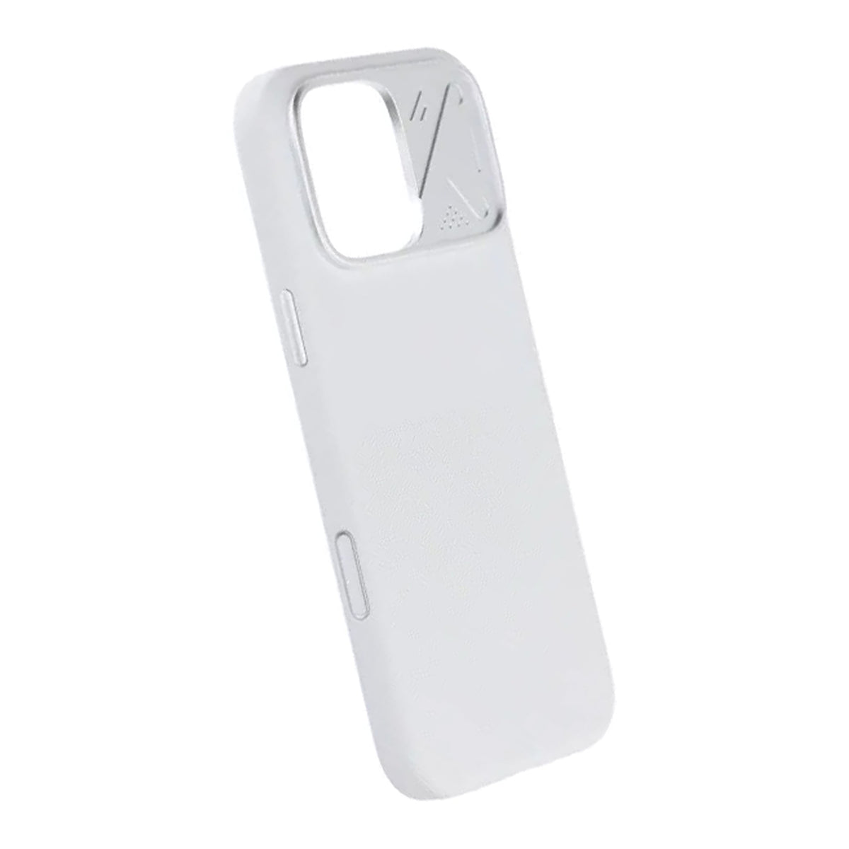 iPhone 16 Pro Max Deksel Silikon Kamerakant MagSafe Hvit