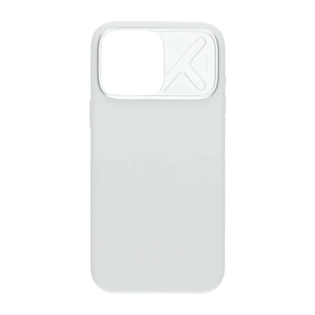iPhone 16 Pro Max Deksel Silikon Kamerakant MagSafe Hvit