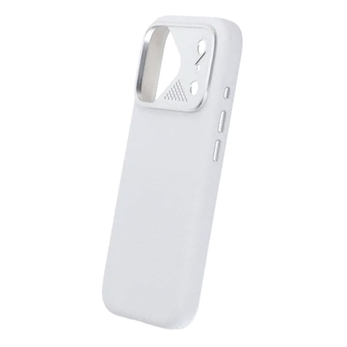 iPhone 17 Pro Max Deksel Silikon Kamerabeskyttelse MagSafe Hvit