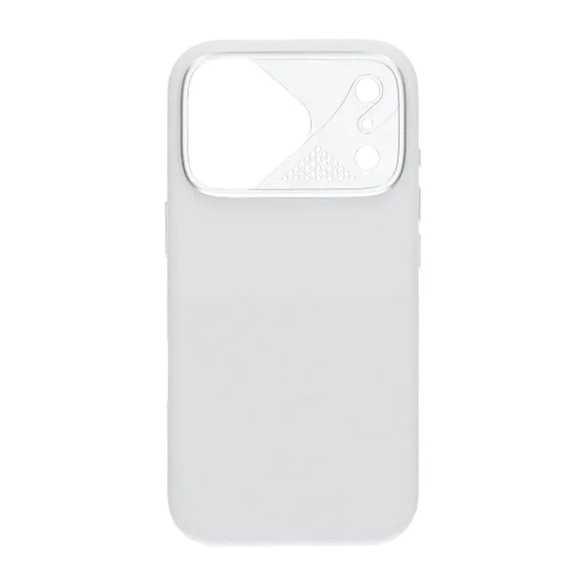 iPhone 17 Pro Max Deksel Silikon Kamerabeskyttelse MagSafe Hvit