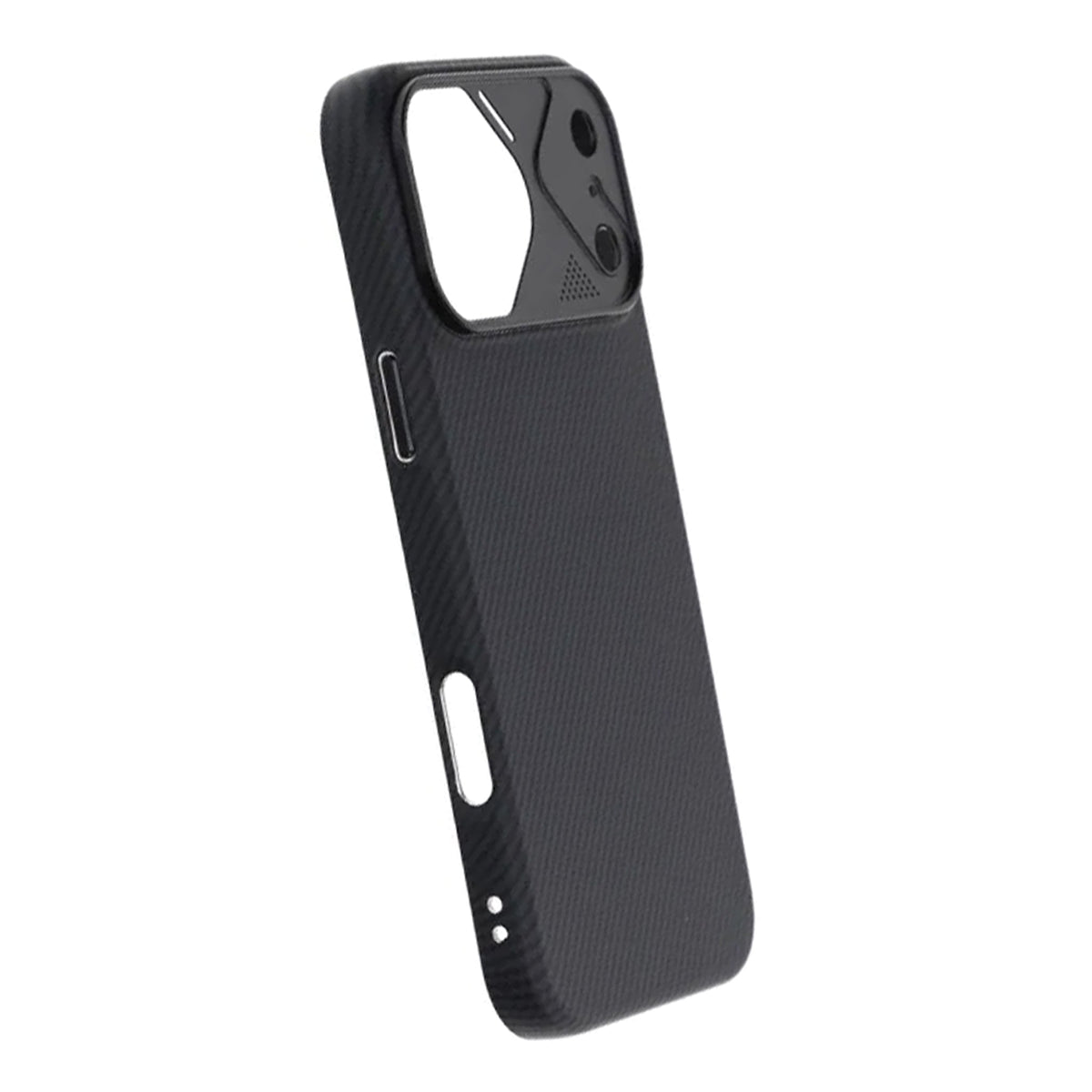 iPhone 17 Pro Max Deksel med karbonfibermønster MagSafe Svart