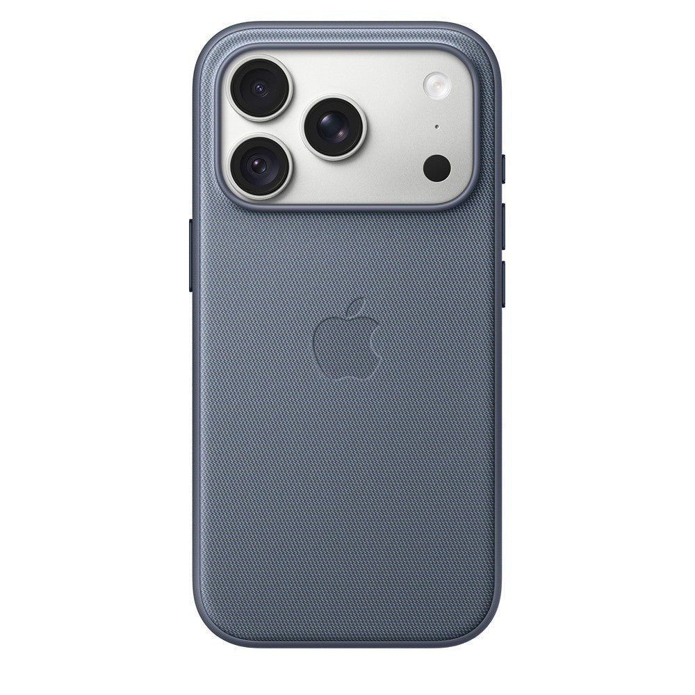 Apple Original iPhone 18 Pro Deksel TechWoven MagSafe Chambrayblå