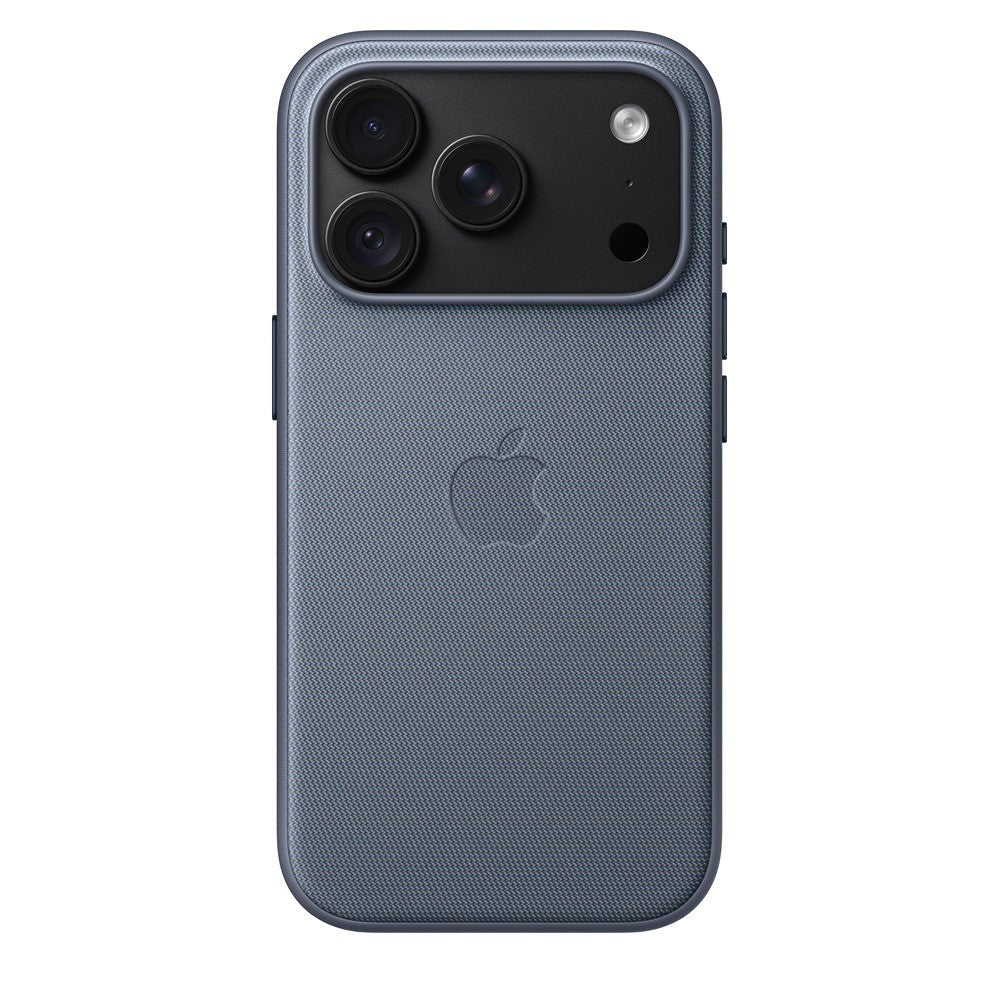 Apple Original iPhone 18 Pro Deksel TechWoven MagSafe Chambrayblå