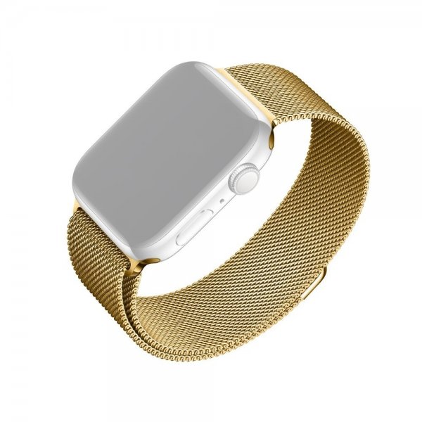 Fixed Apple Watch 38/40/41/42mm Armbånd Mesh Strap Gull