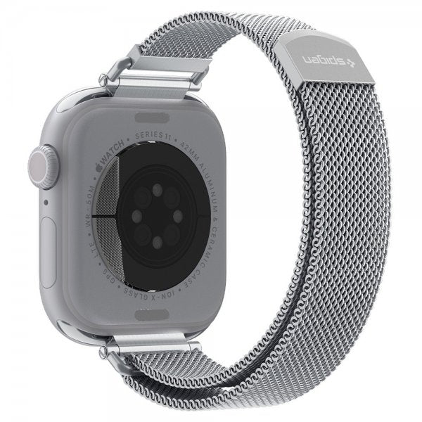 Spigen Apple Watch 38/40/41/42mm Armbånd WBM4 Sølv