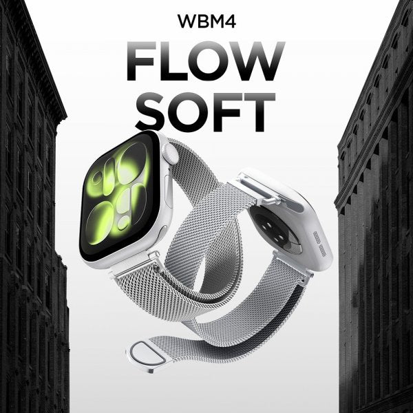 Spigen Apple Watch 38/40/41/42mm Armbånd WBM4 Sølv